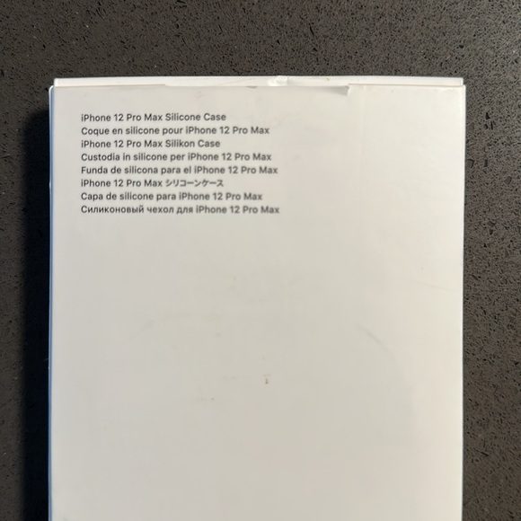 *NIB* iPhone 12 Pro Max Silicone Case in Black w MagSafe - Picture 3 of 6